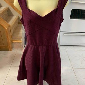 Women's Burgundy Dress Size US 8 asos